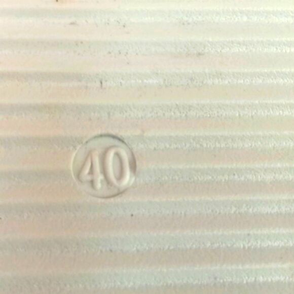 Women's Tan Slip On Faux Sued Loafers with Gold Chain Accent Sz 9 (40) - Picture 13 of 13